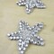 2.25" Rhinestone Star Beaded Applique Patch with Mesh and Iron On Backing